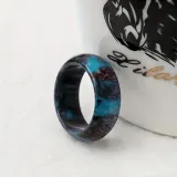 Amazon Acrylic Resin Personalized Simple Colorful Rainbow Ring, European and American Cross border New Product Ring, Female Spot