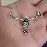 Independent Station Cross border New Product Halloween Punk Style Skull Necklace Independent Station Fashion Retro Jewelry Pendant