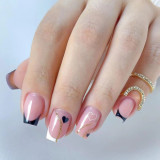 Wearing short nail patches, solid color collection, finished nail patches, detachable nail patches, fake nail patches