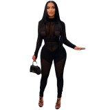 AJ4402 AliExpress New Foreign Trade Women's Fashion European and American Knitted jumpsuit