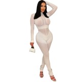 AJ4402 AliExpress New Foreign Trade Women's Fashion European and American Knitted jumpsuit