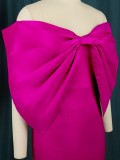 fashion Bow dress sexy party dresses wear night club short elegant dress