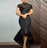 S1759F    new high quality forged face elegant party  women evening dress