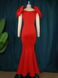 Mermaid Celebrate High Waist Night Out Christmas Women's Evening Dresses
