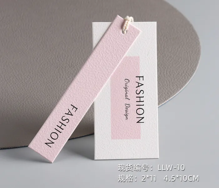 Spot clothing hang tags for ordering/making women's and children's clothing hang tags for trademark ordering/making and printing logos for clothing qualification certificate hanging cards