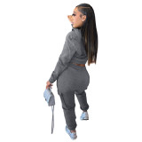 Truen Women Sweat Jogging Suits Fall Winter Ladies Casual Fashion Sweatpants And Hoodie Two Piece Jogger Tracksuits Set