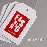 New Hanging Tag Printed Logo Men's and Women's Wear Hanging Card Manufacturing Trademark Thickened Special Paper Clothing Hanging Tag Universal Stock