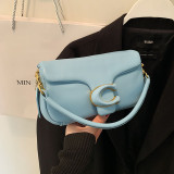 New Women's Bag Candy Color Super Soft Cloud Bag Single Shoulder Bag Crossbody Bag Handbag Foreign Trade Cross border Bags