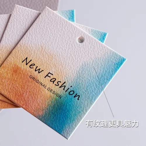 High end clothing hang tag production, women's clothing hang tag logo, clothing trademark sign, certificate of conformity, hang card development, universal stock
