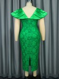 wholesale green party dress women latest style green prom dress sage green dress