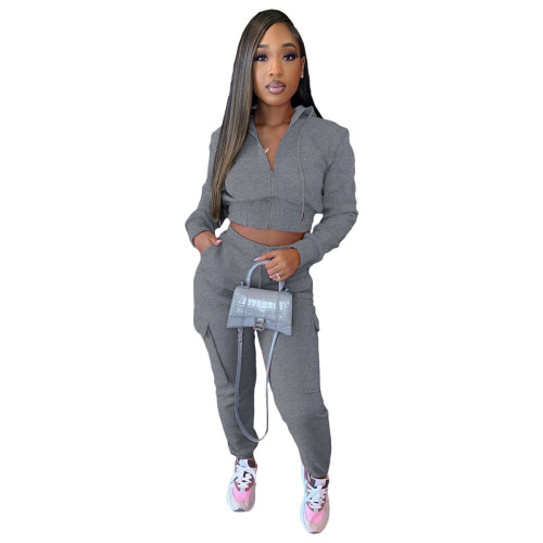 Truen Women Sweat Jogging Suits Fall Winter Ladies Casual Fashion Sweatpants And Hoodie Two Piece Jogger Tracksuits Set