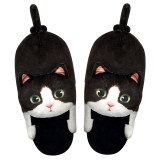 Cat slippers in stock, comfortable and non slip cotton slippers EVA cute girl high-end gift box, cross-border new product simulation cat