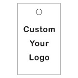 Customized printing of frosted soft adhesive synthetic paper hang tags, logo, clothing trademark hang tags, customized certificate of conformity labels