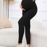 Pregnant women's pants for spring and autumn, worn on the outside with small feet, high waist, and leggings. Fashionable new style for early pregnancy with high elasticity, quick drying, and moisture absorption