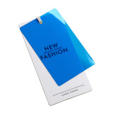 Colored soft rubber hang tags are made for women's clothing in clothing stores. Logo and hang card design are trendy, and clothing trademarks are available for hanging in stock