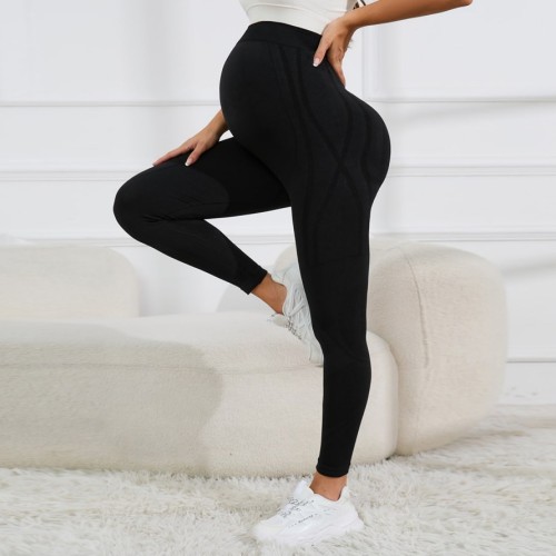 Pregnant women's pants for spring and autumn, wearing high waisted casual bottom pants, early pregnancy fashion, pregnant women's belly support pants, pregnant women's yoga pants