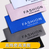 New clothing trademark woven label, silk screen fabric label, customized super soft collar label, customized hang tag, washing label, logo, customized