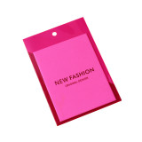 Customized tags, trendy clothing, personalized tags, in stock, universal colored plastic bags, printed logos for hanging tags, customization