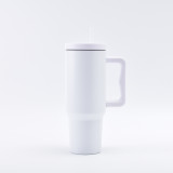 New cross-border fourth generation 40oz handle cup with large capacity 304 stainless steel car cup, car straw ice cream cup