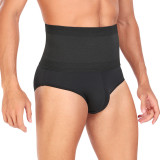 Cross border men's breathable high waisted plastic waist waist tightening shorts triangle underwear A290