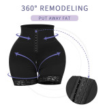 European and American Buttshaper widened waistband, oversized body shaping pants, zippered open crotch, buttocks lifting, and belly tightening pants A568