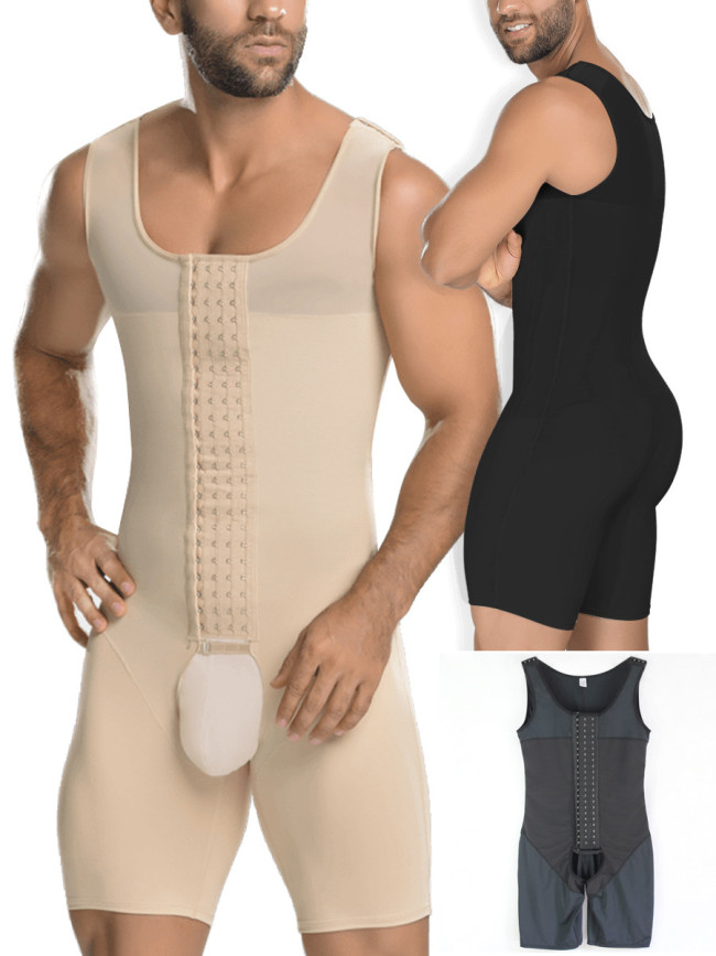TOPMELON body shaping men's underwear manufacturer bodysuit D043 bodysuit