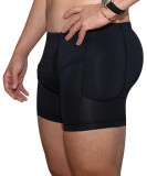 TOPMELON's Hot selling Men's Front Egg Bag Opening and Rear Hip Lifting Design Sexy Four Corner Shorts A148