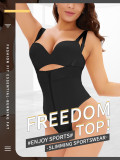 Cross border European and American insTOPMELON popular oversized women's high waisted T-shaped body shaping suit D067
