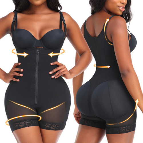 TOPMELON's best-selling button lifter oversized bodysuit with tight fit, belly tightening, hip lifting, and body shaping, D1636