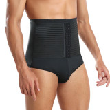 Cross border men's breathable plastic waist lifting buttocks, high waist shaping pants, triangle pants, waist tightening pants A269