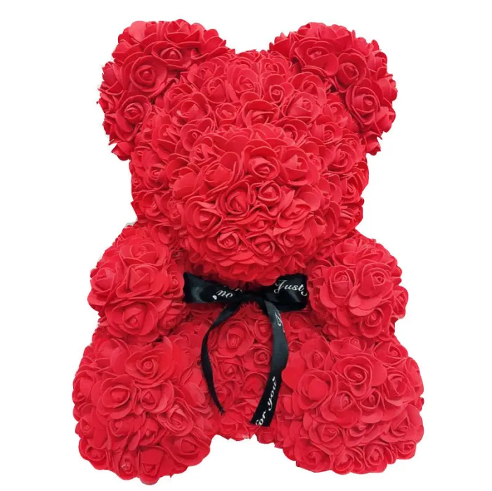 Cross border new rose hug bear soap bouquet Qixi Valentine's Day gift Amazon