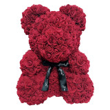 Cross border new rose hug bear soap bouquet Qixi Valentine's Day gift Amazon
