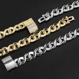 Wholesale of European and American cross-border 8-character unlimited chain hip-hop necklaces for men's 15mm micro inlaid zircon Cuban necklaces and accessories