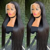 Wholesale of European and American wigs 360 lace wig straight human hair wig