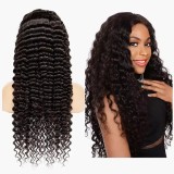 13x4 lace front human hair wig deep wave