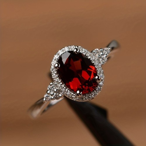 Jiuqin Jewelry Wholesale Temu Shein Cross border E-commerce Supply Red Women's Rings, Engagement Wedding Rings
