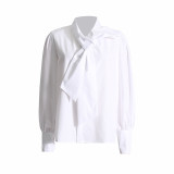 Chocolate Spring New Fashionable and Elegant Women's Shirt Minimalist and Elegant Long sleeved Cardigan Long sleeved Top