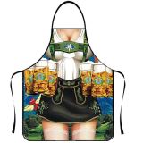 Manufacturer's cross-border exclusive apron wholesale, foreign trade e-commerce hot selling beer festival unisex apron, one piece for shipping