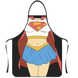 Hot selling men's and women's Superman aprons with unique, quirky, creative couple parties, sexy and fun gifts