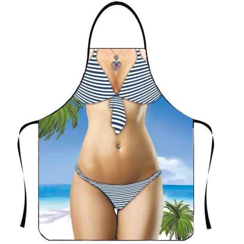 3D Funny Sexy Men Naked Women's Apron Dinner Party Cooking Adult Apron Customized