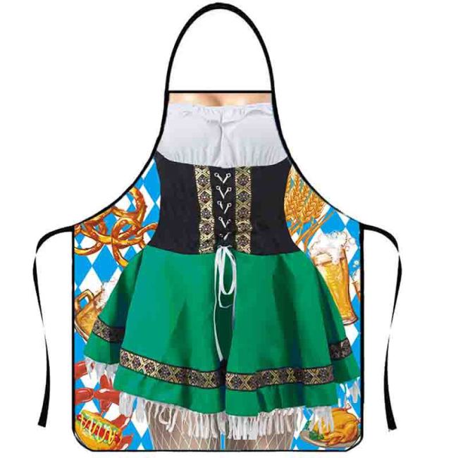 Manufacturer's cross-border exclusive apron wholesale, foreign trade e-commerce hot selling beer festival unisex apron, one piece for shipping