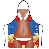 Christmas spot aprons are currently being made with Christmas prints, and one piece is being made as a kitchen anti fouling Christmas decoration item