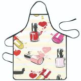 Cross border hot new product nail polish digital printing waterproof apron printing nail polish apron household decoration