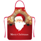 Cross border e-commerce new Christmas decorations, printed snowman Christmas apron, Christmas party atmosphere decorations