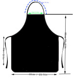 Cross border e-commerce best-selling innovative 3D digital printed rooster printed waterproof and anti fouling apron for home use