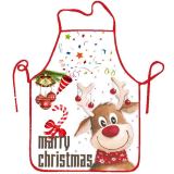 Customized factory aprons, Christmas aprons, digital prints, Christmas decorations, customized Christmas aprons