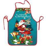 Polyester fabric digital printing Christmas sleeveless apron customization Christmas apron decoration with a minimum order of one piece