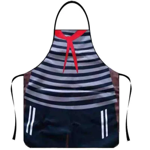 Personality, creativity, fashion, quirky anti fouling aprons, muscular men, funny men, women, anti fouling parties, and household use