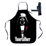 Funny and Creative Aprons, Muscle Men's Cartoon Couples, Apron Manufacturers Wholesale Adjustable Button Aprons, Digital Printing