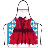 Cross border e-commerce neck hanging apron creative personality kitchen apron cartoon apron cover wholesale one piece for shipping